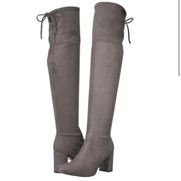 Marc Fisher | Lencon Gray Over The Knee Boots - Picture 1 of 6